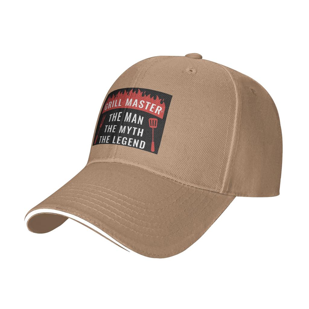 Dad The Unisex The Myth Grill Master legend Cap Baseball Caps Adjustable Hat Hip Hop Summer Unisex Baseball Hats Customizable