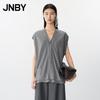 JNBY 2025 Spring V-Neck Sleeveless Knit Top