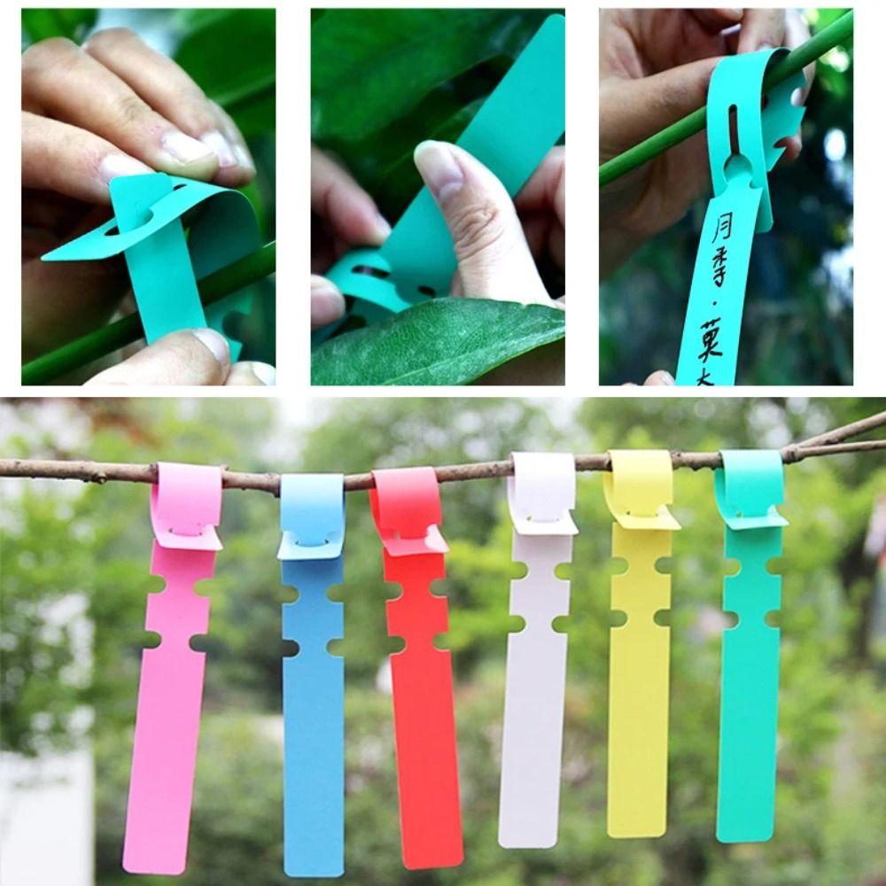 100Pcs Sun Protection Plant Markers Waterproof Gardening Plant Marker Label Durable Plant Tags
