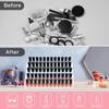 1 Set Nail Polish Organizer 72 Bottles of  Multilayer Acrylic Display Rack Storage Rack, Clear Essential Oil Stand Holder, Sunglasses