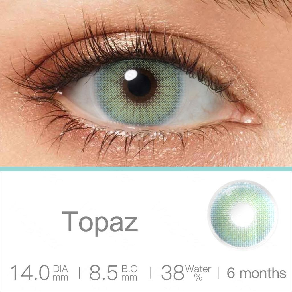 (0.00~-8.00) Prescription Color Contact Lenses Natural Color Eye Lens for Vision Colored Lenses with Diopters Myopia Contact Lenses