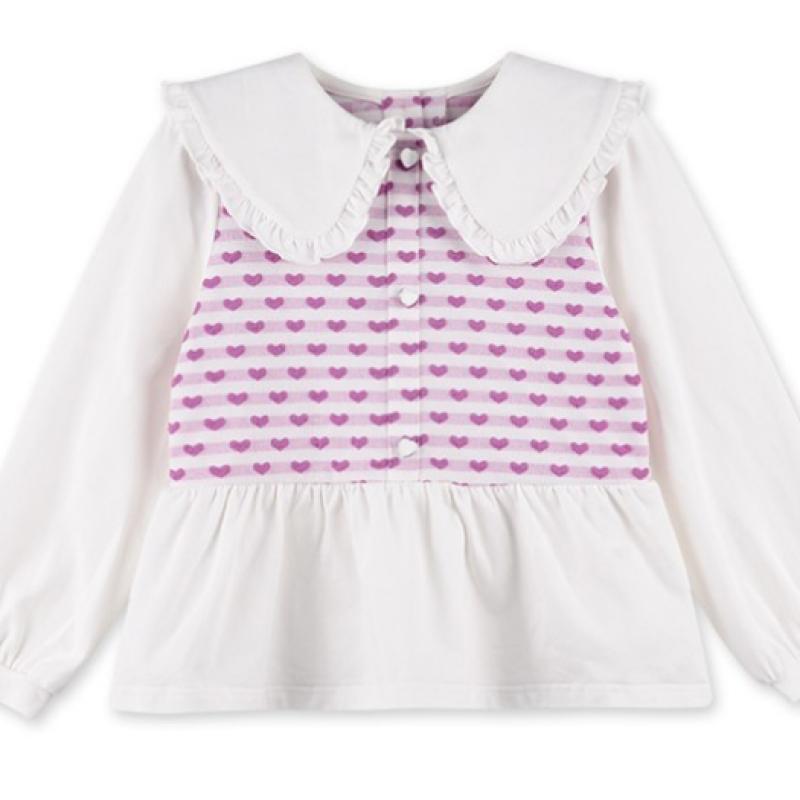 Lilypuri Heart Pattern Pajama Set  Navy 