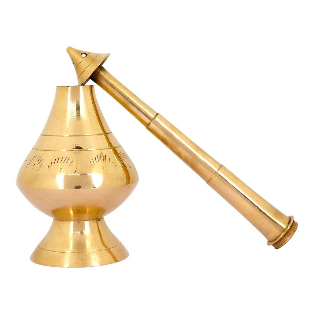 Латунная бутылка для Гангаджала || Распылители для духов Гулаб Паш, бутылка-спрей для Гангаджала для дома, храма, пуджи