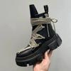 Dark Wind Shoes Retro Side Zipper Couple Martin Boots