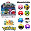 Pocket Monster Ball Toy 7cm Diameter Abs Material Set Of 8 Pokemon Figures