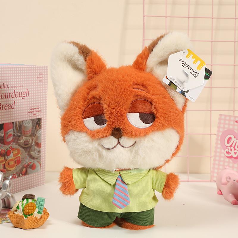 Adorable Zootopia Judy Nick Wilde Police Plush Toy Soft And Cuddly Doll