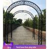 Европейская кованая арка-цветочница для вьющихся роз в садах