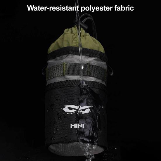 Сумка для велосипедной бутылки с боковыми карманами, держатель для бутылки с водой для горного и шоссейного велосипеда, мешочек со шнурком, велосипедные аксессуары