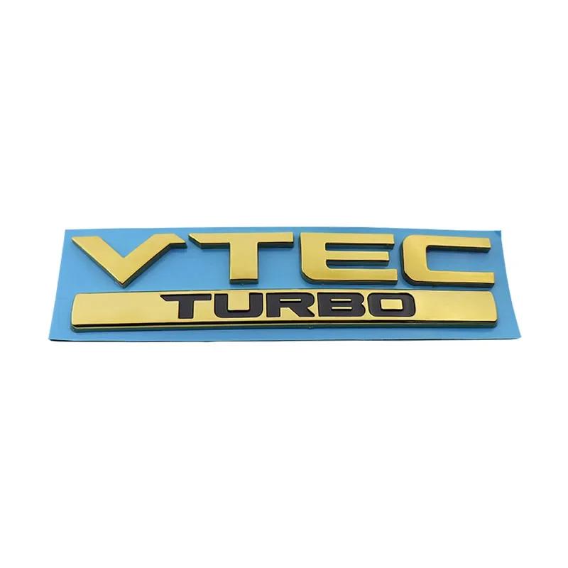 3D Премиум VTEC TURBO автомобиль Капот Крыло багажник Задний капот табличка наклейка эмблема значок наклейка