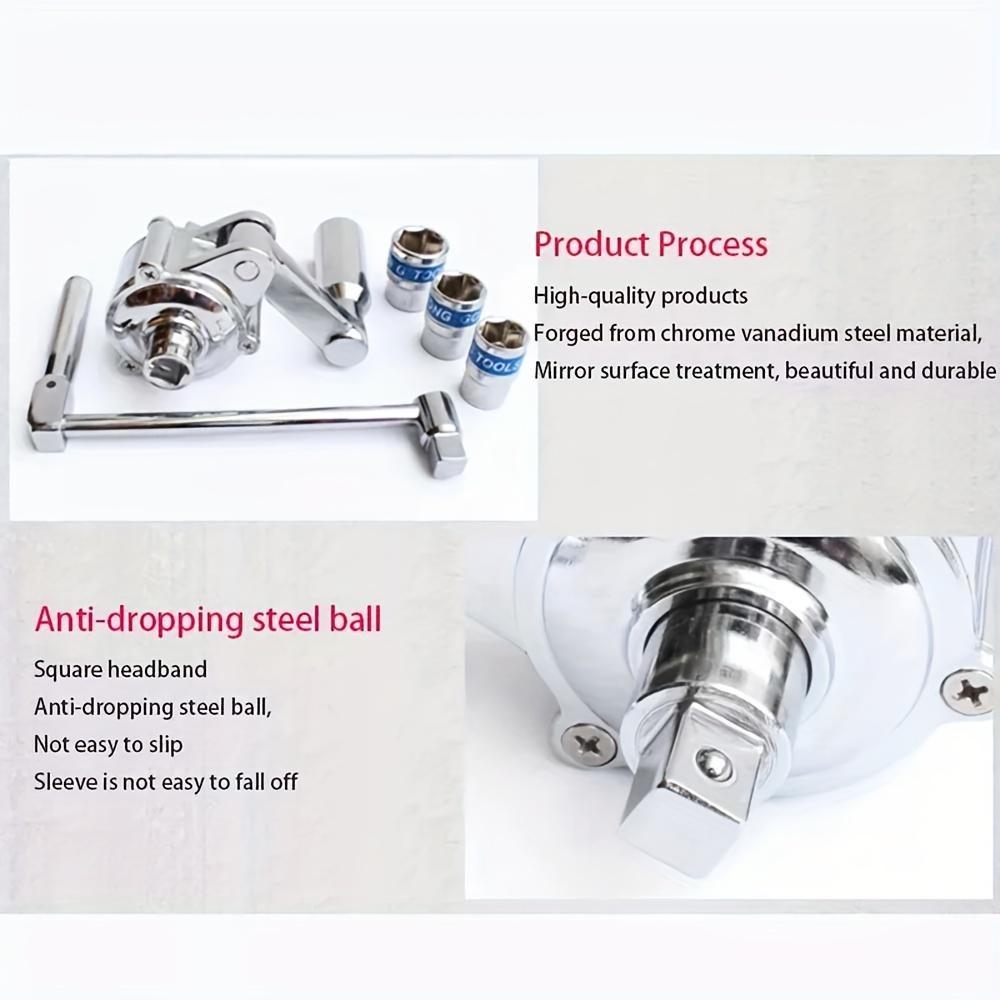 Torque Wrench Lug Nut Remover 1:16 Torque Multiplier 320NM Labor Saving Torque Wrench 1/2 Drive Lug Nut Wrench Tire Changing Kit