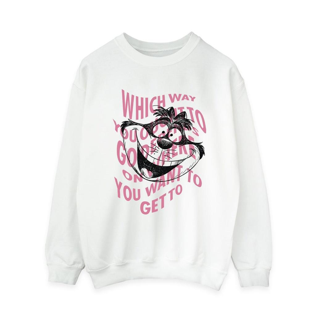 Disney Womens/Ladies Alice In Wonderland Chesire Cat Sweatshirt
