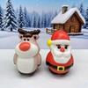4Pcs PU Squishy Anti Stress Reliever Toy Doll Santa Claus Reindeer Christmas Gift Slow Rebound Antistress Squeeze Toy