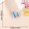 Вышитая этикетка маленькая глава от A до Z26 английские буквы нашивка наклейка аксессуары для одежды вышивка наклейка на ткань