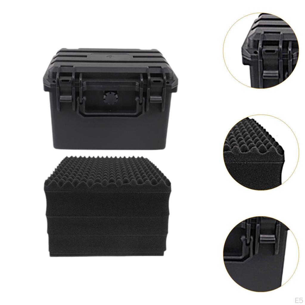 Hard Case Tool Box with Pre Cut Foam for Cameras And Outing Gear