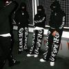 Модный свободный худи в западном стиле Y2K с принтом букв, модный уличный хип-хоп унисекс пуловер-толстовка с одеждой для ванной