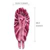 High Elastic Satin Solid Wide-brimmed Sleeping Hat Unisex Head Wrap Elastic Band Cap Hair Care Bonnet Night Sleeping Hat