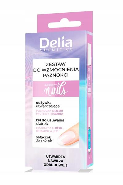 Delia Perfect Nails Zestaw Do Wzmocnienia Paznokci