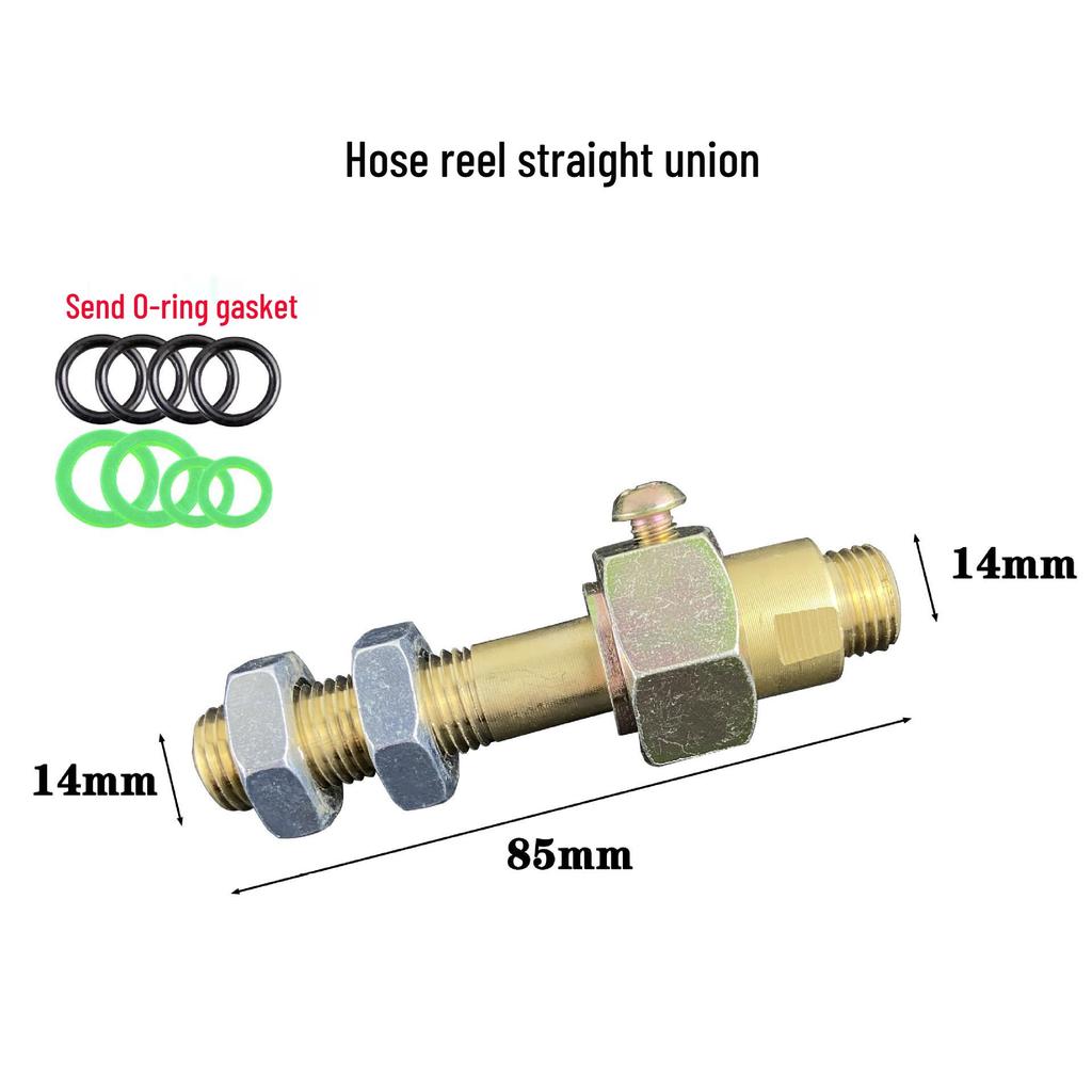 Универсальный поворотный угловой соединитель для катушки шланга: Анти-запутывание, Угловой распылитель 90°, Аксессуар.