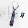 JK Bow Tie for Women, Japanese Uniform Shirt, College Style Student Plaid Tie, Men's Free Ribbon Accessories
