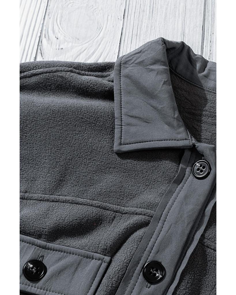 Azura Exchange Buttoned Shirt Jacket