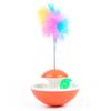 Cat Toy Tumbler Feather Bell Tease Cat Stick Ring Ball Spring Does Not Fall Ball