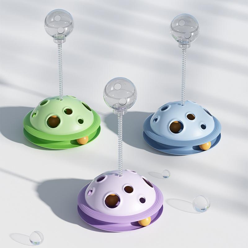 Новые игрушки для кошек Текущие шарики для еды Копание ям Вертушки Игровые диски для кошек Забавные кошки Игрушки для домашних животных для самоудовлетворения
