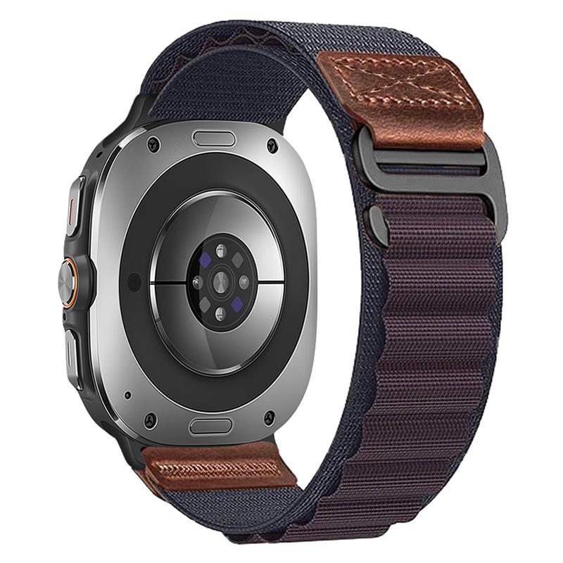 Кожаная бирка Высокогорный нейлоновый ремешок-петля для Samsung Watch8