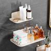 Folding Wall-Mounted Storage Rack for Bathroom and Toilet