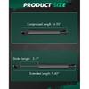 SCITOO Trunk Struts fit for Nissan for Sentra 2007 2008 2009 2010 2011 2012 Rear Lift Support Shocks 6429 9.43" 106Lbs