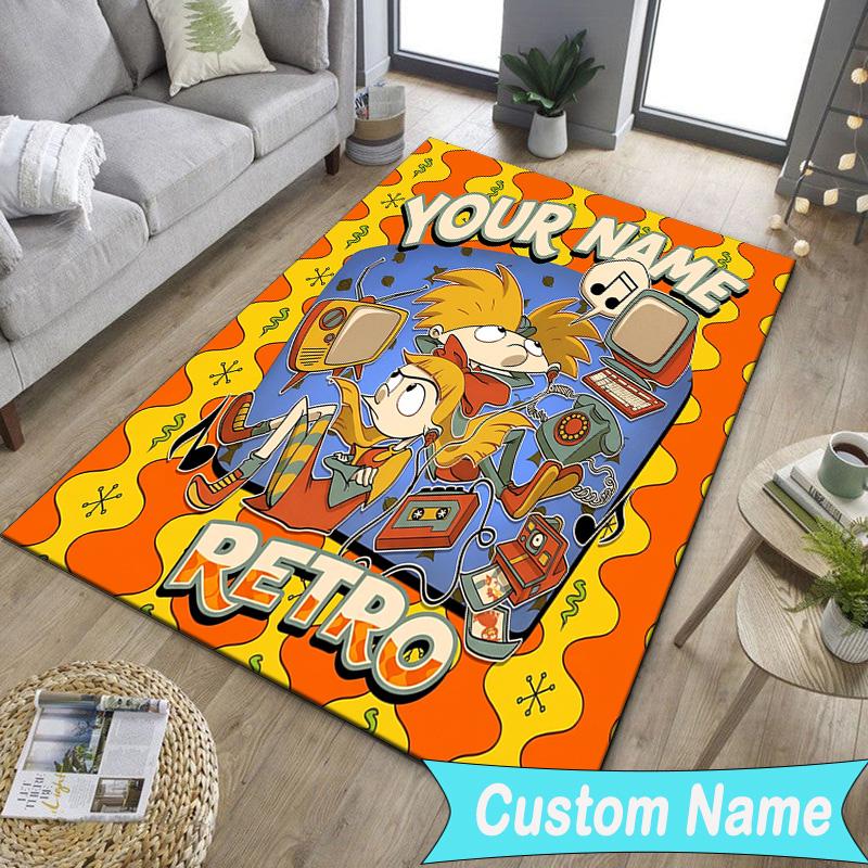 Custom NameFriendship Laughter Arnold Carpet, Indoor Rug, Chair Rug, Living Rooms, Doormat Made From Polyester Home Decor Birthday Christmas Gifts