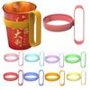 Anti-Scalding Cup Holder Non-Slip Handle Tumbler Mug Travel Cup Holder Plastic Handles Water Bottle Insulated Grip Removable