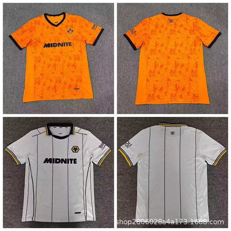 2026-2027 Wolves FC Home Away Short Sleeve Football Jersey Men Adult Fan Wear Sport Shirt