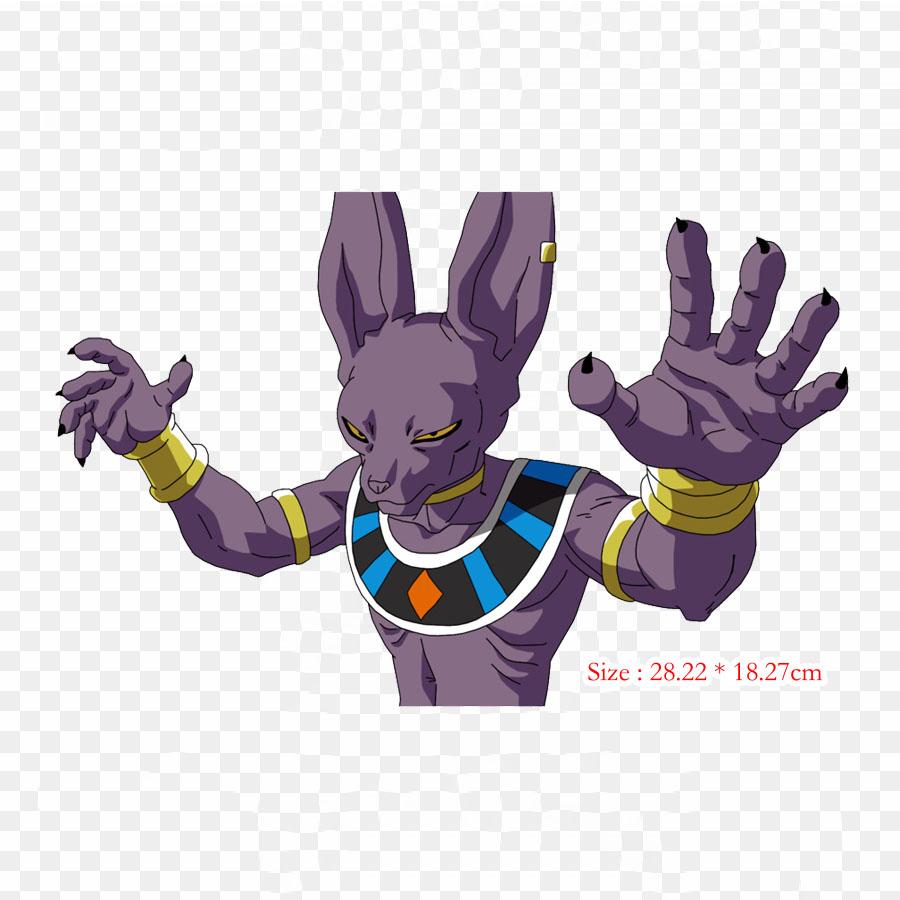 Заплатки для сумки для одежды, термонаклейки с утюгом на термонаклейках, рисунок Beerus, рисунок Beerus Goku, моющиеся теплопередачи