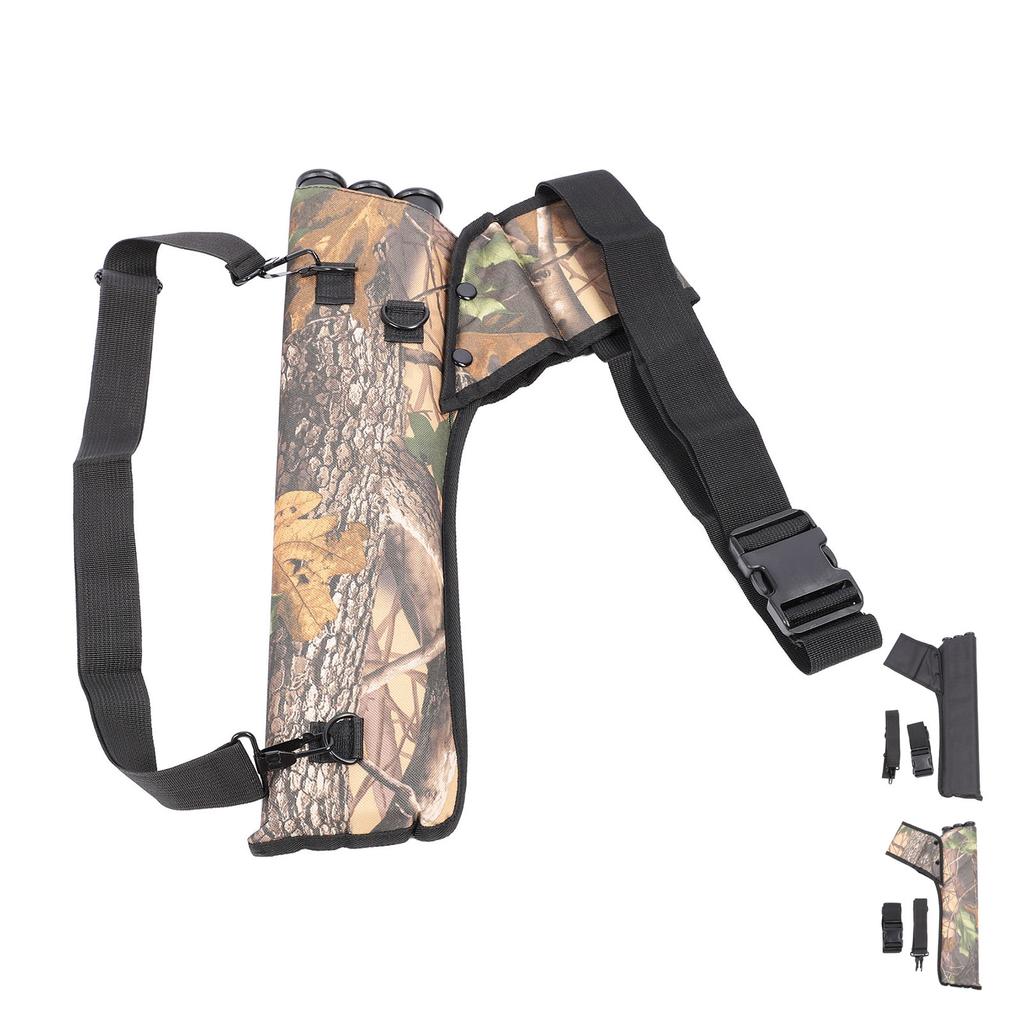 Колчан для стрельбы из лука, регулируемый пояс, 3 трубки для стрел, колчан для тренировок с блочным рекурсивным луком