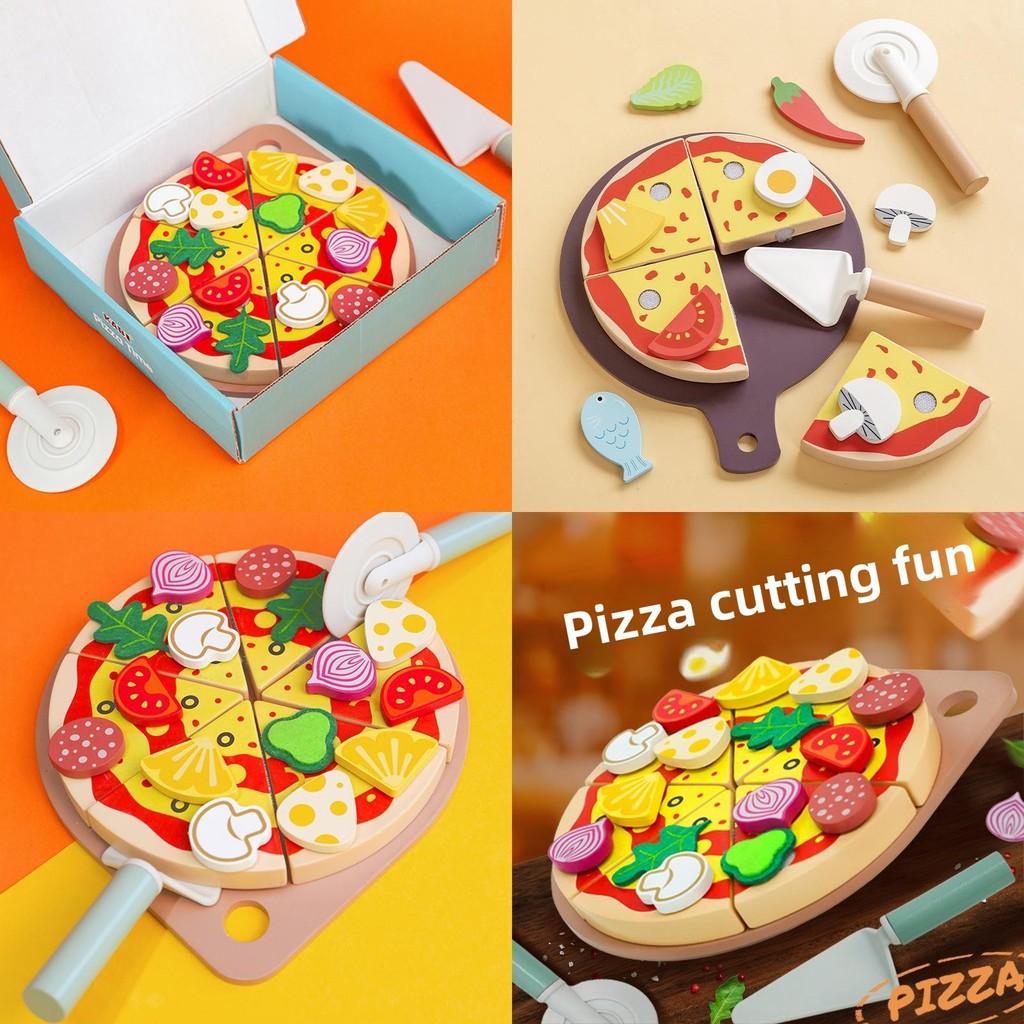 Wooden Role Play Kitchen Toys For Boys And Girls With Slicing Fun And Sensory Engagement