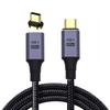 UC-034-BK Magnetic Connector USB4 Male To Male USB-C Cable 20Gbps 100W Charging Cord 8K/5K Video Cable