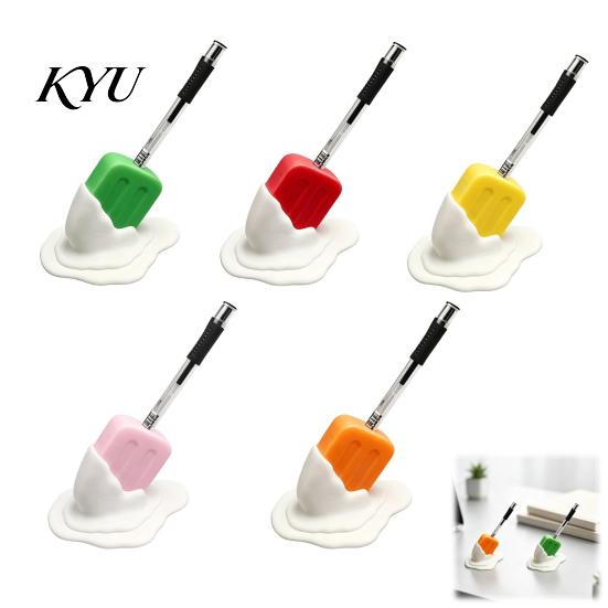 Student Desk Organizer Cute Melting Popsicle Pen Holder, Unique Decorative Stationery Organizer, Colorful Marker Holder Durable PLA Container