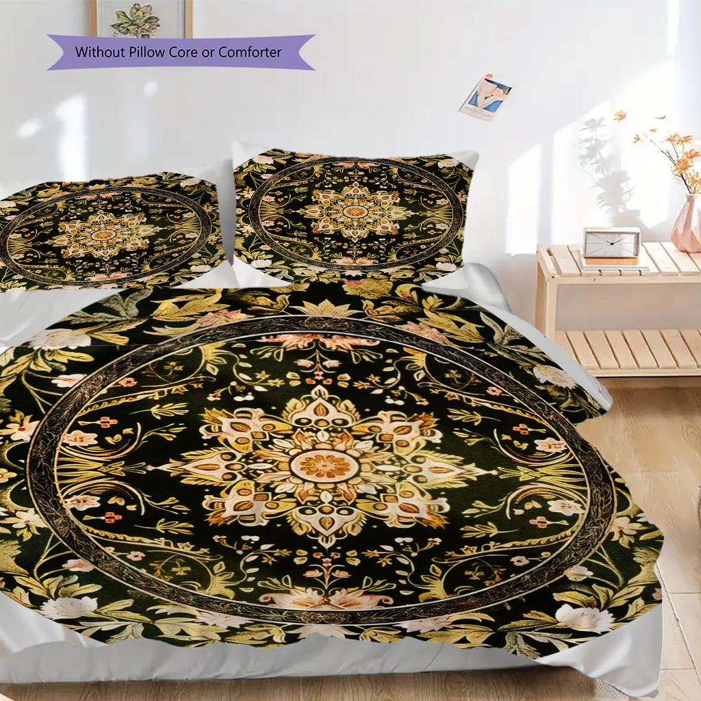 Medieval William Morris Rabbit Design bedding, duvet cover, pillowcase, home decoration, birthday gift (1 * duvet cover+2 * pillowcase, coreless)