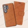 Чехол-книжка из кожи 2 в 1 для Samsung Galaxy S26 Ultra 25 Plus S24 S23 S26U Беспроводная зарядка Магнитные слоты для карт Наличных Чехол для телефона