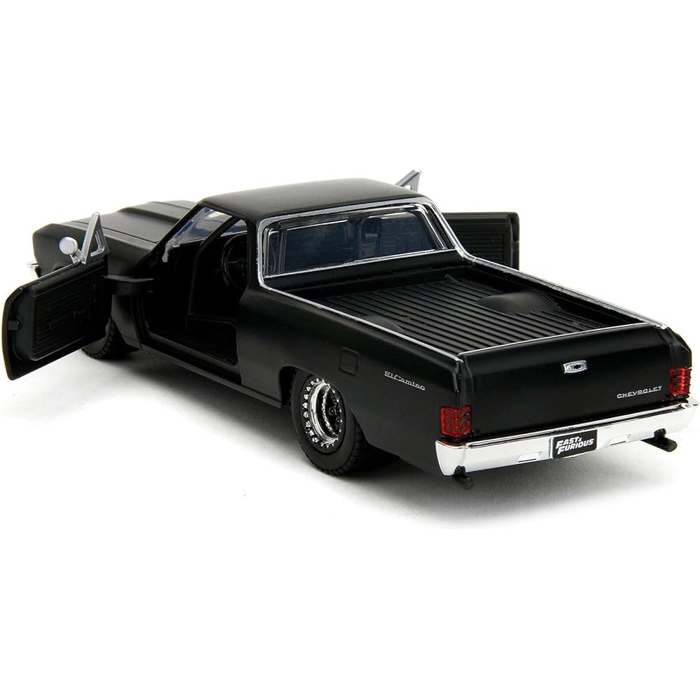 JADA TOYS Модель автомобиля 1/32 Chevrolet El Camino 1967 года Матовый черный Fast & Furious 10 Коллекционный автомобиль