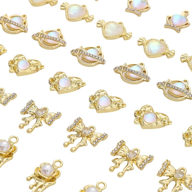 Metal Butterfly Candy Pendants for Jewelry Making DIY Bracelet Necklace Charms