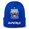 Kids Boys Girls Demon Hunters Rumi Zoey Mira Derpy Printed Knitted Hat Thread Velvet Cap Autumn Winter Warm Knitted Hat