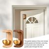 1Pc/2Pcs Wooden C-Shaped Wind Chime Magnetic Suction Door Type Shopkeepers Bell for