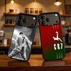 Чехол для телефона Player H-Ronaldo C-CR7 Для IPhone 16 17 15 14 12 13 Pro Max Черный цвет Ударопрочный чехол