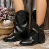 Fashion New Round Head Sexy Thick-Soled Non-Slip Casual Knight Boots Winter Comfort/Elegant Plus-Size Riding Boots For Women
