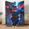 1pc Superman Flannel Blanket Soft Warm Throw for Home, Office, Travel, All-Season Cozy Bedding GiftL1084