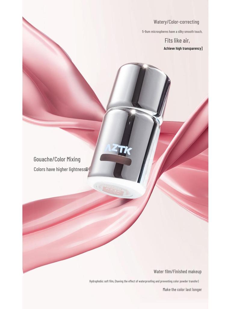 AZTK Liquid Matte Blush & Bronzer for Contouring and Highlighting In Blue and Purple Shades