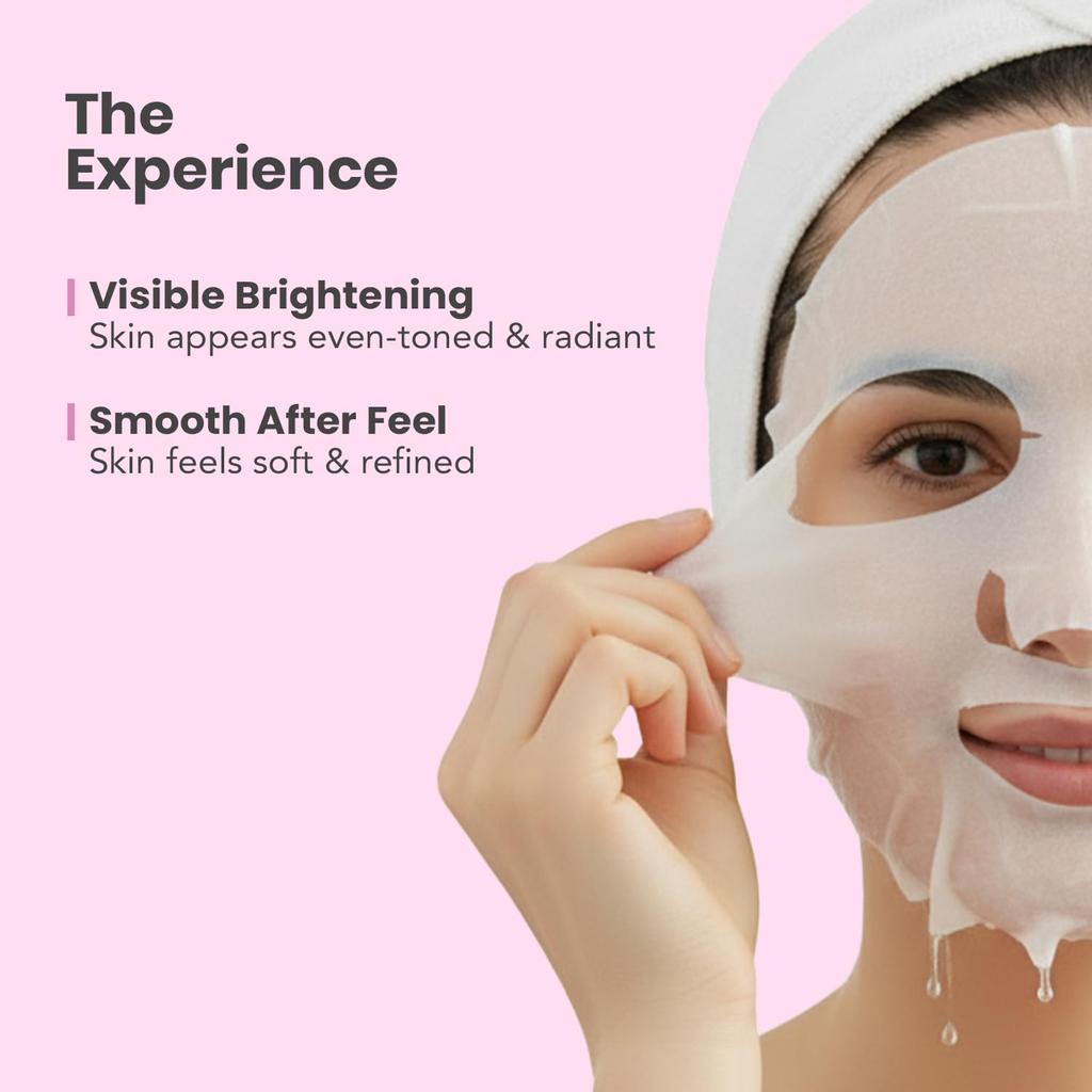 O3+ Facialist Осветляющая тканевая маска для лица 30 г Упаковка из 1 шт. для сияющего тона кожи и мгновенного сияния