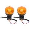 Electric Vehicle Round LED Light Turn Signal Indicator Light Front Rear with 12V Bulb 2