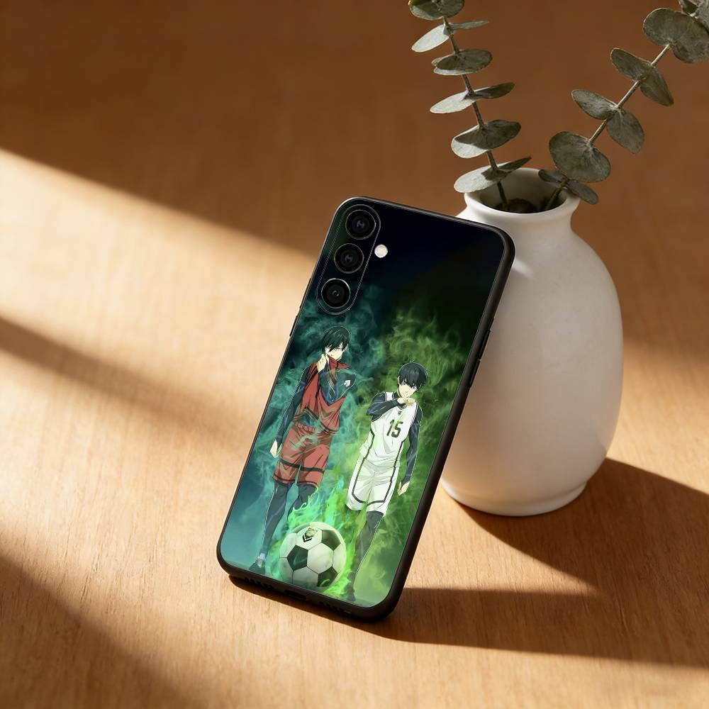 Аниме B-Blue Lock Чехол для телефона Samsung Galaxy A91,80,73,72 ,71,53,52,32 ,31,22,21s,20, Мягкий черный чехол